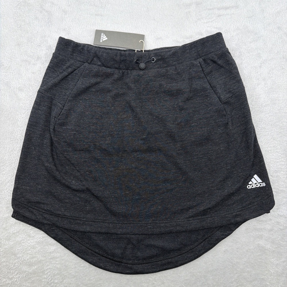 Adidas Women's Dark Heather Gray Tennis Golf‎ Skirt Athletic Size M Outdoor